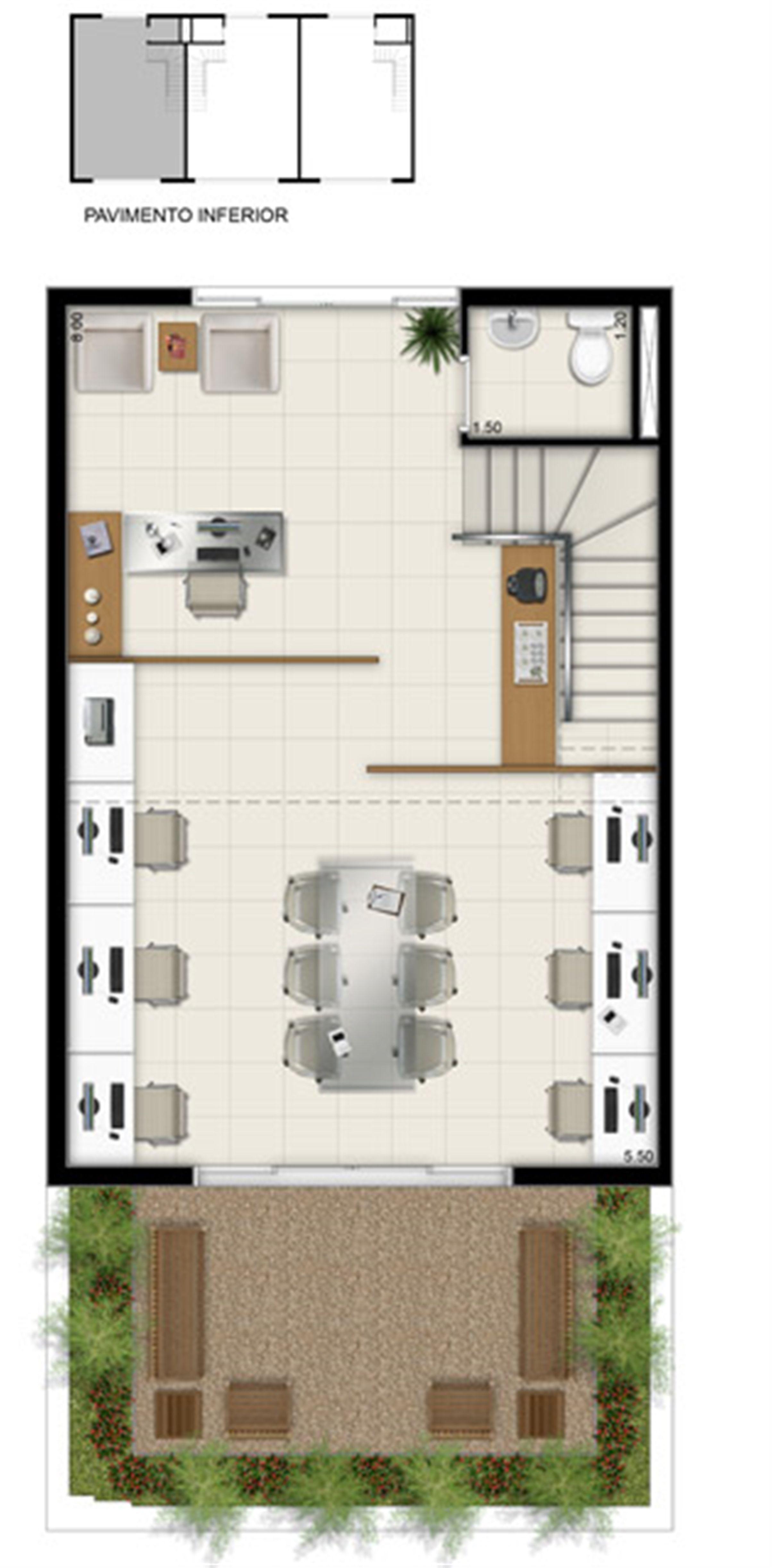 Duplex Inferior - Área total 84,50 m² | Pátio Jardins – Salas Comerciais em  Altos do Calhau - São Luís - Maranhão