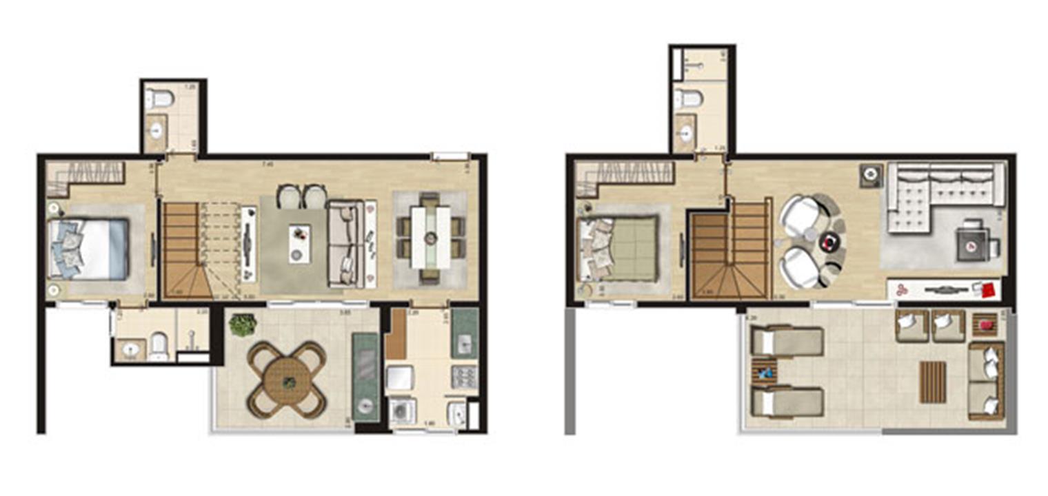 Cobertura 127m² privativos | Thera Residence – Berrini - São Paulo - São Paulo Cobertura 127m² privativos | Thera Residence – Apartamento na Berrini - São Paulo - São Paulo