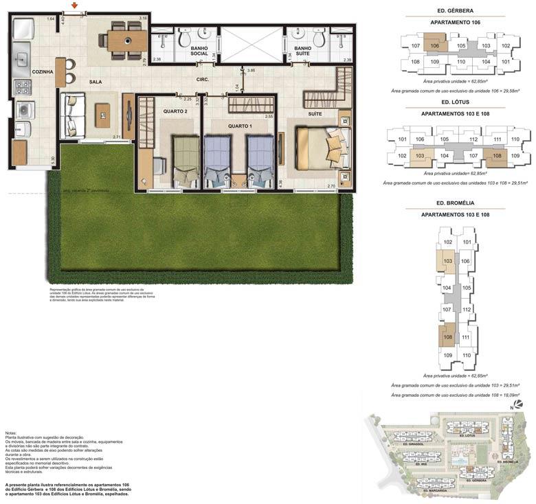 Imagem Planta | Floris Bosque Residencial – Apartamento em  Jacarepaguá - Rio de Janeiro - Rio de Janeiro