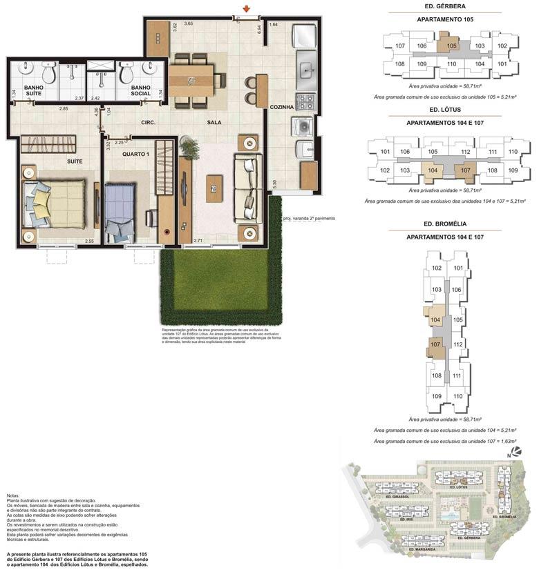 Imagem Planta | Floris Bosque Residencial – Apartamento em  Jacarepaguá - Rio de Janeiro - Rio de Janeiro