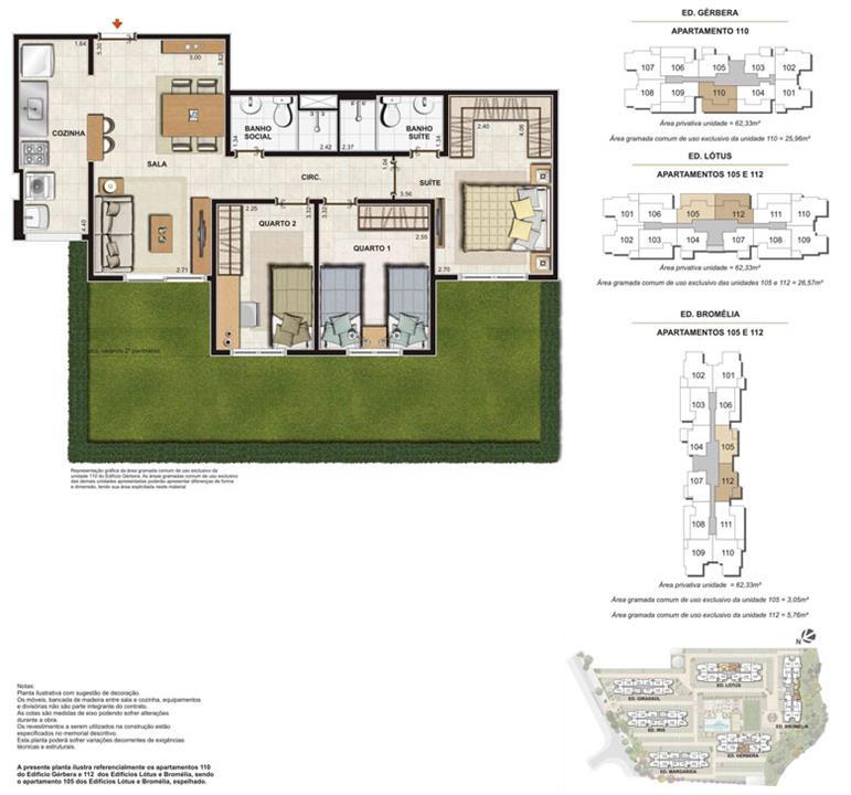 Imagem Planta | Floris Bosque Residencial – Jacarepaguá - Rio de Janeiro - Rio de Janeiro Imagem Planta | Floris Bosque Residencial – Apartamento em Jacarepaguá - Rio de Janeiro - Rio de Janeiro