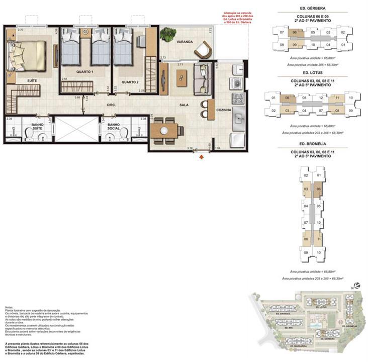 Imagem Planta | Floris Bosque Residencial – Jacarepaguá - Rio de Janeiro - Rio de Janeiro Imagem Planta | Floris Bosque Residencial – Apartamento em Jacarepaguá - Rio de Janeiro - Rio de Janeiro