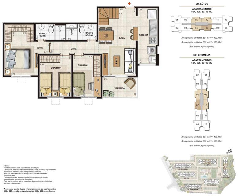 Imagem Planta | Floris Bosque Residencial – Apartamento em  Jacarepaguá - Rio de Janeiro - Rio de Janeiro
