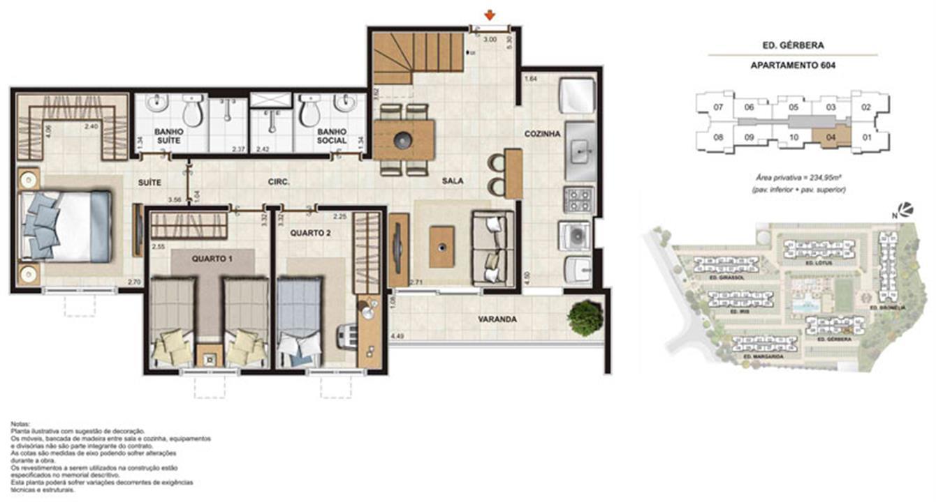 Imagem Planta | Floris Bosque Residencial – Jacarepaguá - Rio de Janeiro - Rio de Janeiro Imagem Planta | Floris Bosque Residencial – Apartamento em Jacarepaguá - Rio de Janeiro - Rio de Janeiro