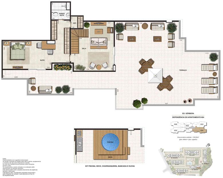 Imagem Planta | Floris Bosque Residencial – Apartamento em  Jacarepaguá - Rio de Janeiro - Rio de Janeiro