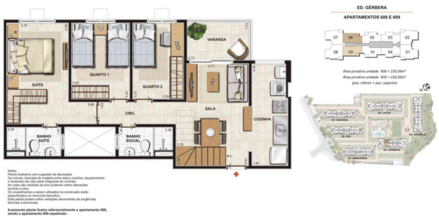 Imagem Planta | Floris Bosque Residencial – Jacarepaguá - Rio de Janeiro - Rio de Janeiro Imagem Planta | Floris Bosque Residencial – Apartamento em Jacarepaguá - Rio de Janeiro - Rio de Janeiro