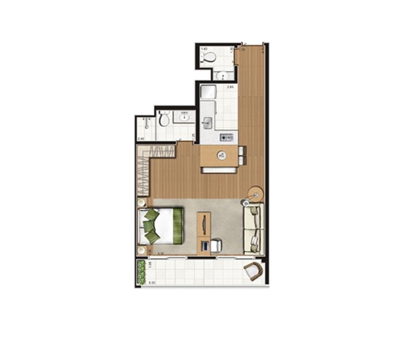 Planta-tipo apartamento de 50 m² privativos ? finais 4 e 5 | Luzes da Mooca - Spazio Lume – Mooca - São Paulo - São Paulo Planta-tipo apartamento de 50 m² privativos ? finais 4 e 5 | Luzes da Mooca - Spazio Lume – Apartamento na Mooca - São Paulo - São Paulo