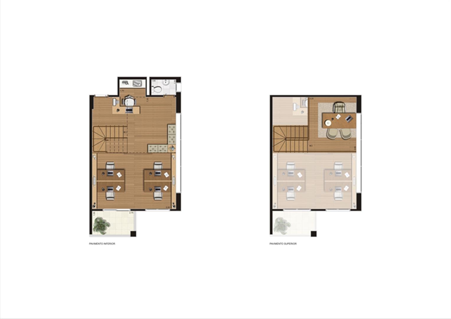 Duplex de 67 m² Final 1 | Luzes da Mooca - Atrio Giorno – Salas Comerciais na  Mooca - São Paulo - São Paulo