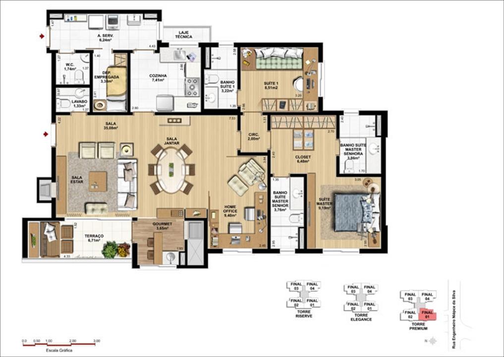 129 decorado 2 suítes | Le Jardin Residencial – Água Verde - Curitiba - Paraná 129 decorado 2 suítes | Le Jardin Residencial – Apartamento no Água Verde - Curitiba - Paraná