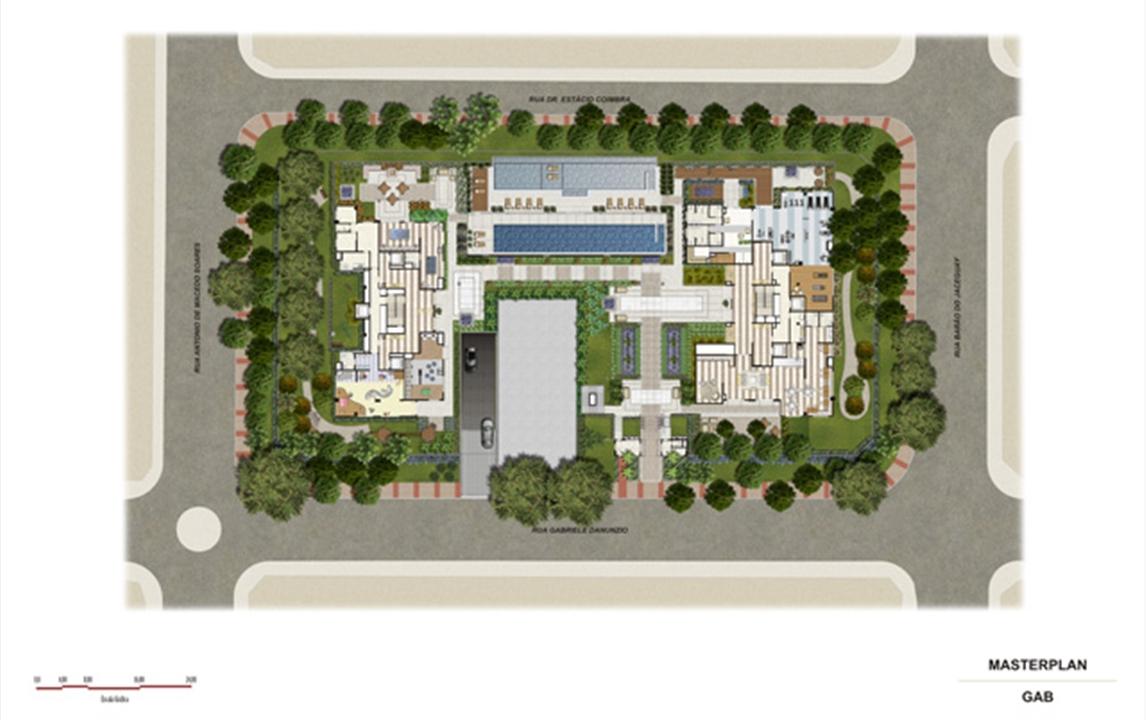 Implantação | Blanc Campo Belo – Apartamento	no  Campo Belo - São Paulo - São Paulo