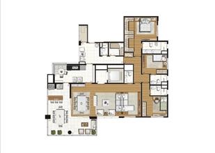 Planta opção do apto de 185m² privativos | Blanc Campo Belo – Apartamento no  Campo Belo - São Paulo - São Paulo