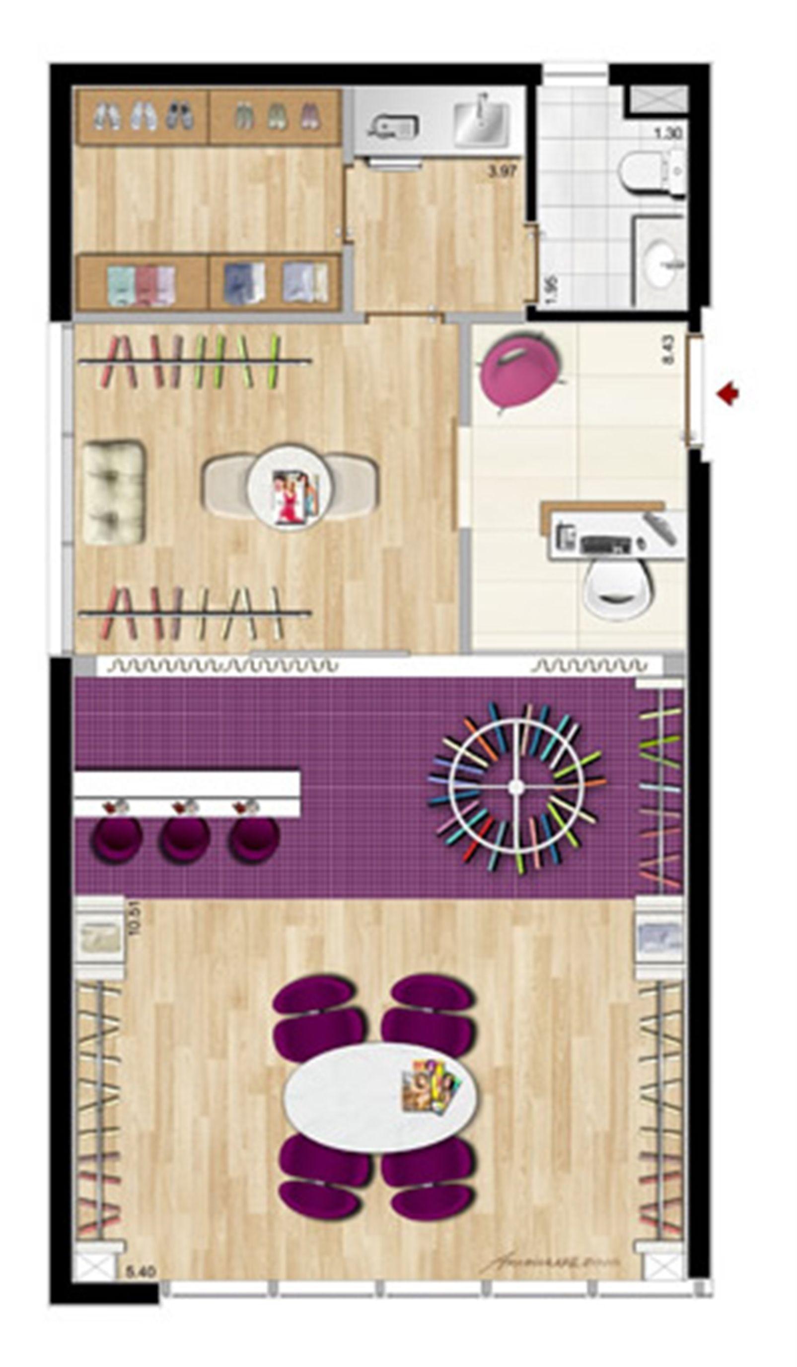 Modelo Ateliê de Moda - 64 m² privativos | Aschneider Absolut Business – Higienópolis - Porto Alegre - Rio Grande do Sul Modelo Ateliê de Moda - 64 m² privativos | Aschneider Absolut Business – Salas Comerciais no Higienópolis - Porto Alegre - Rio Grande do Sul