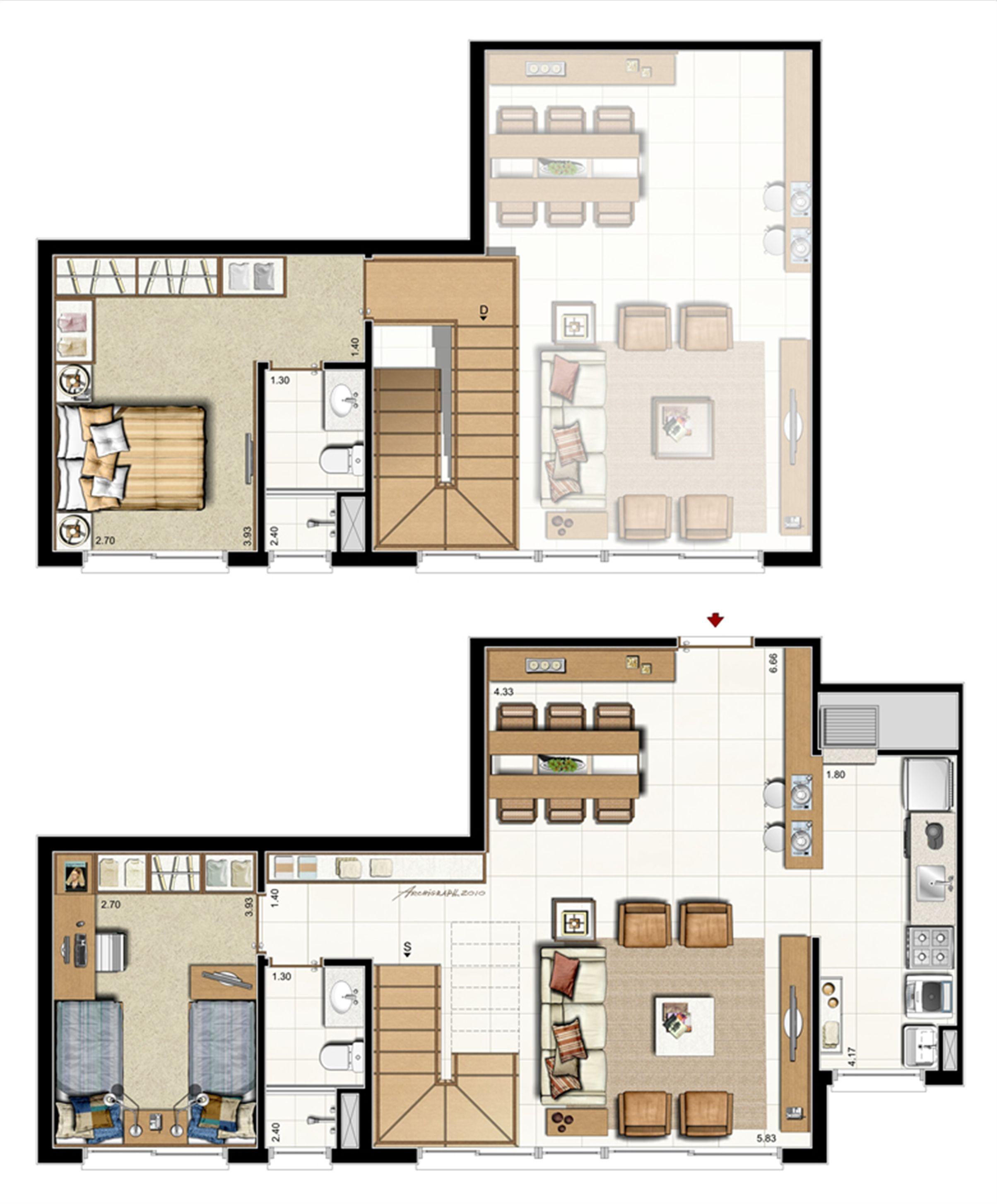 Apto. Duplex - 99 m² priv. - 158 m² área total | Punto Riserva Lindóia – Apartamento no  Jardim Lindóia - Porto Alegre - Rio Grande do Sul