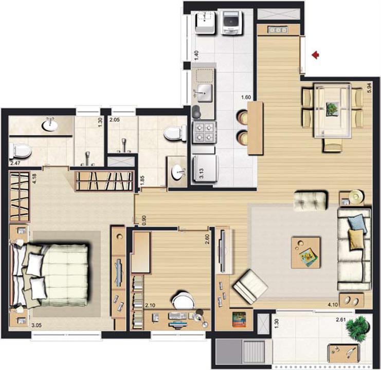 73 m² privativos Opção 1 suíte + Gabinete | Pateo Lindóia – Jardim Lindóia - Porto Alegre - Rio Grande do Sul 73 m² privativos Opção 1 suíte + Gabinete | Pateo Lindóia – Apartamento no Jardim Lindóia - Porto Alegre - Rio Grande do Sul
