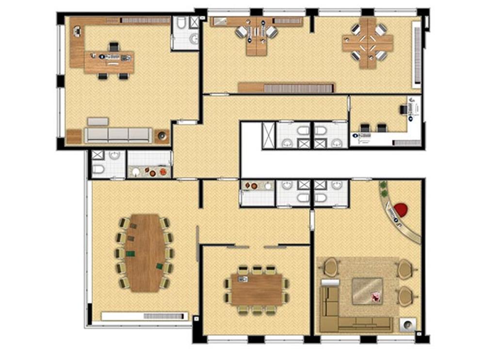 Advocacia I   288 m² privativos | Praia de Belas Prime Offices – Salas Comerciais	no  Praia de Belas - Porto Alegre - Rio Grande do Sul