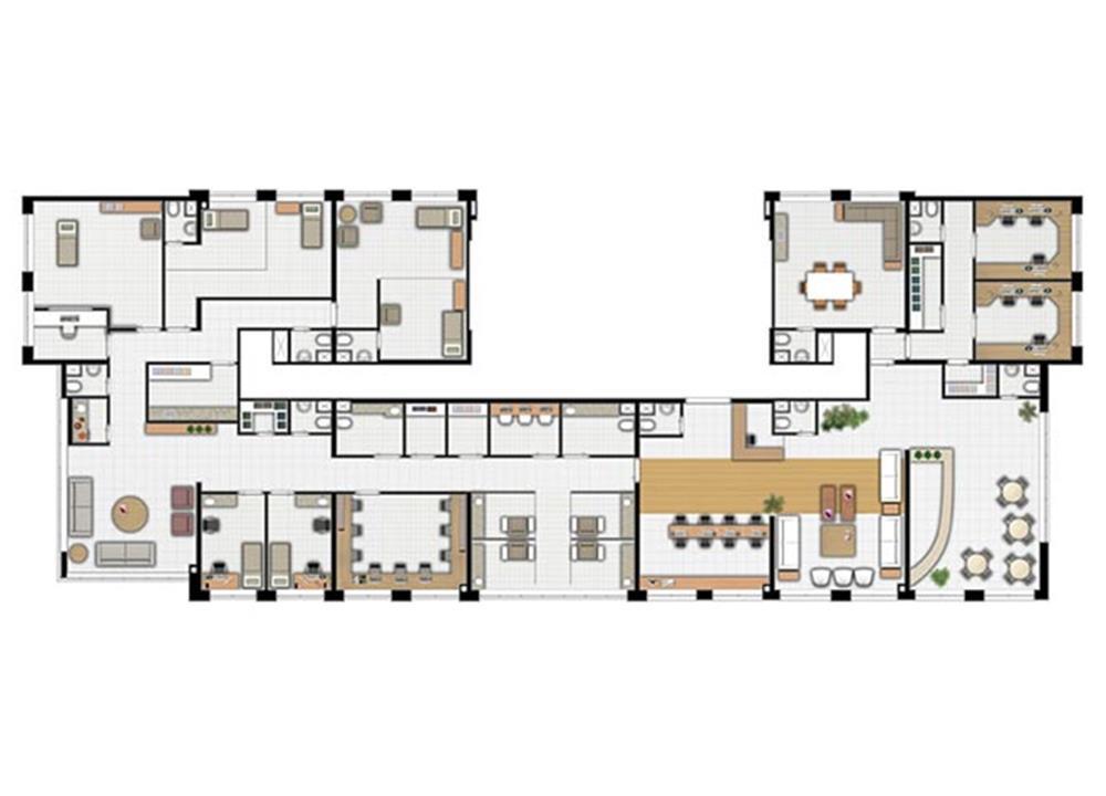 Análises Clínicas   601 m² privativos (andar inteiro) | Praia de Belas Prime Offices – Salas Comerciais	no  Praia de Belas - Porto Alegre - Rio Grande do Sul