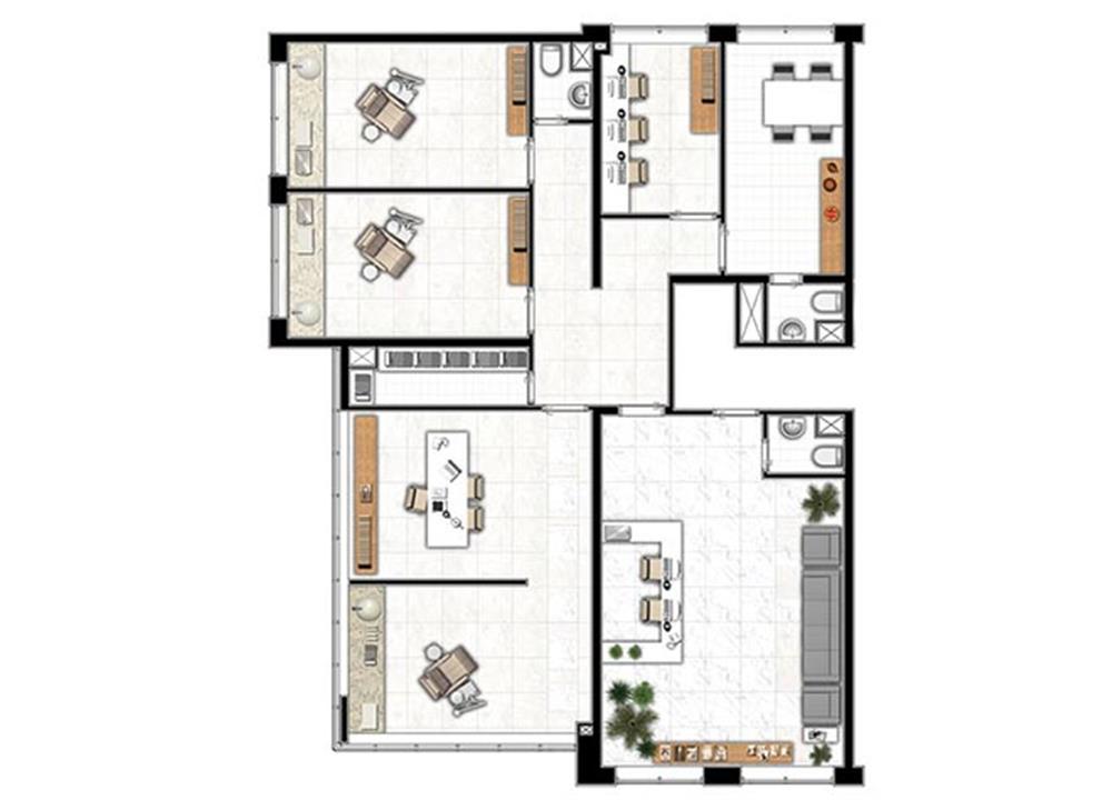 Odontologia   197 m² privativos | Praia de Belas Prime Offices – Salas Comerciais	no  Praia de Belas - Porto Alegre - Rio Grande do Sul