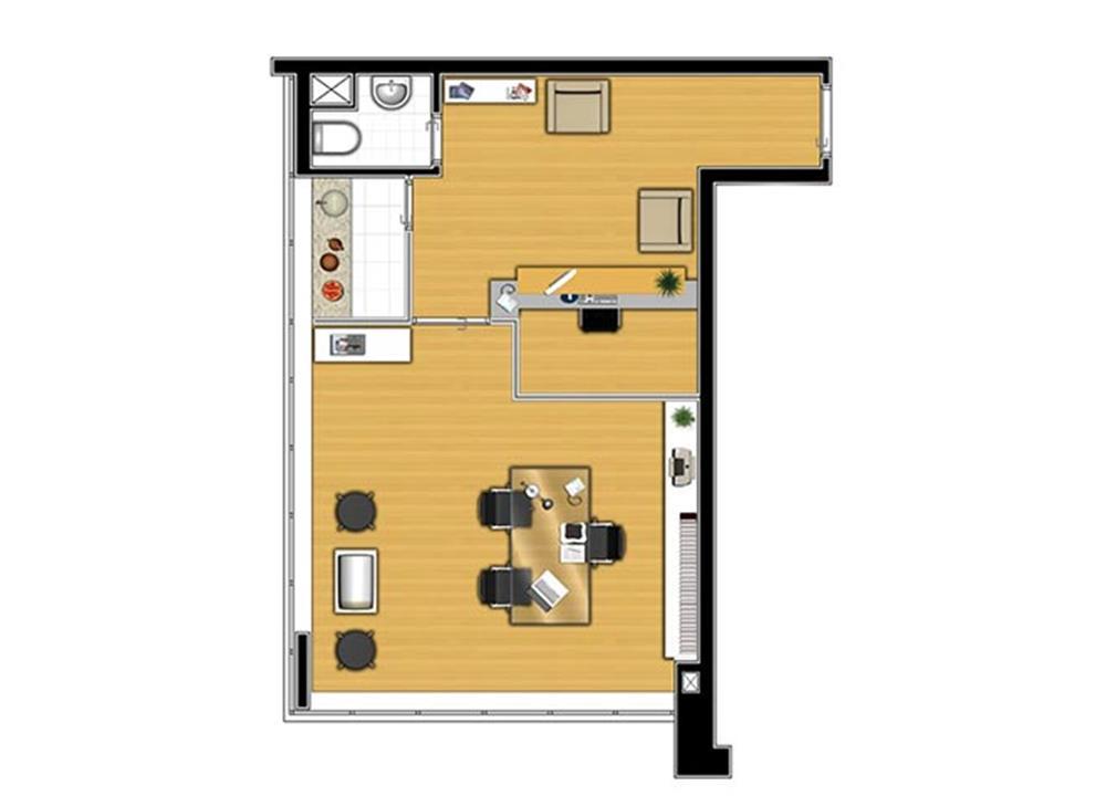 Oftalmologia   56 m² privativos | Praia de Belas Prime Offices – Salas Comerciais	no  Praia de Belas - Porto Alegre - Rio Grande do Sul