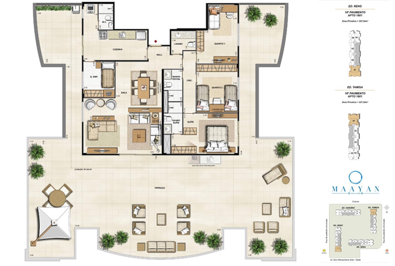 Cobertura 1801 - Ed. Reno e Tamisa | Maayan – Apartamento no  Cidade Jardim - Rio de Janeiro - Rio de Janeiro