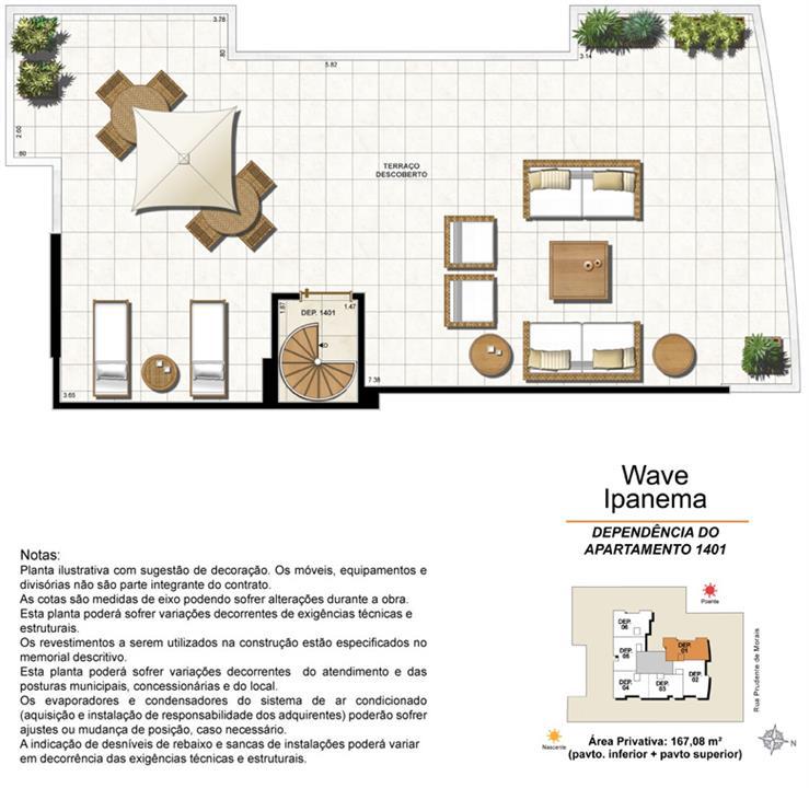 Dependência Cobertura 1401 | Wave Ipanema – Ipanema - Rio de Janeiro - Rio de Janeiro Dependência Cobertura 1401 | Wave Ipanema – Apartamento em Ipanema - Rio de Janeiro - Rio de Janeiro