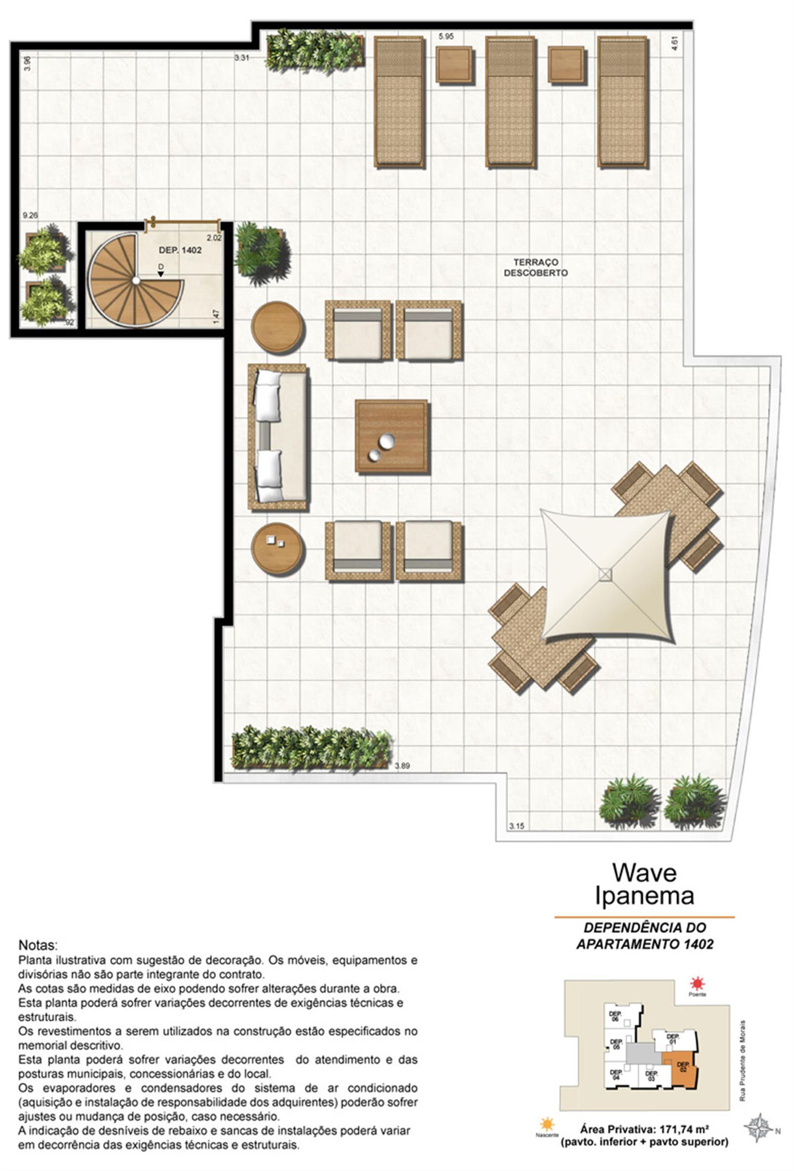 Dependência Cobertura 1402 | Wave Ipanema – Ipanema - Rio de Janeiro - Rio de Janeiro Dependência Cobertura 1402 | Wave Ipanema – Apartamento em Ipanema - Rio de Janeiro - Rio de Janeiro