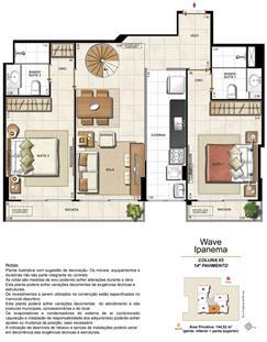 Apartamento Cobertura 1403 | Wave Ipanema – Apartamento em  Ipanema - Rio de Janeiro - Rio de Janeiro