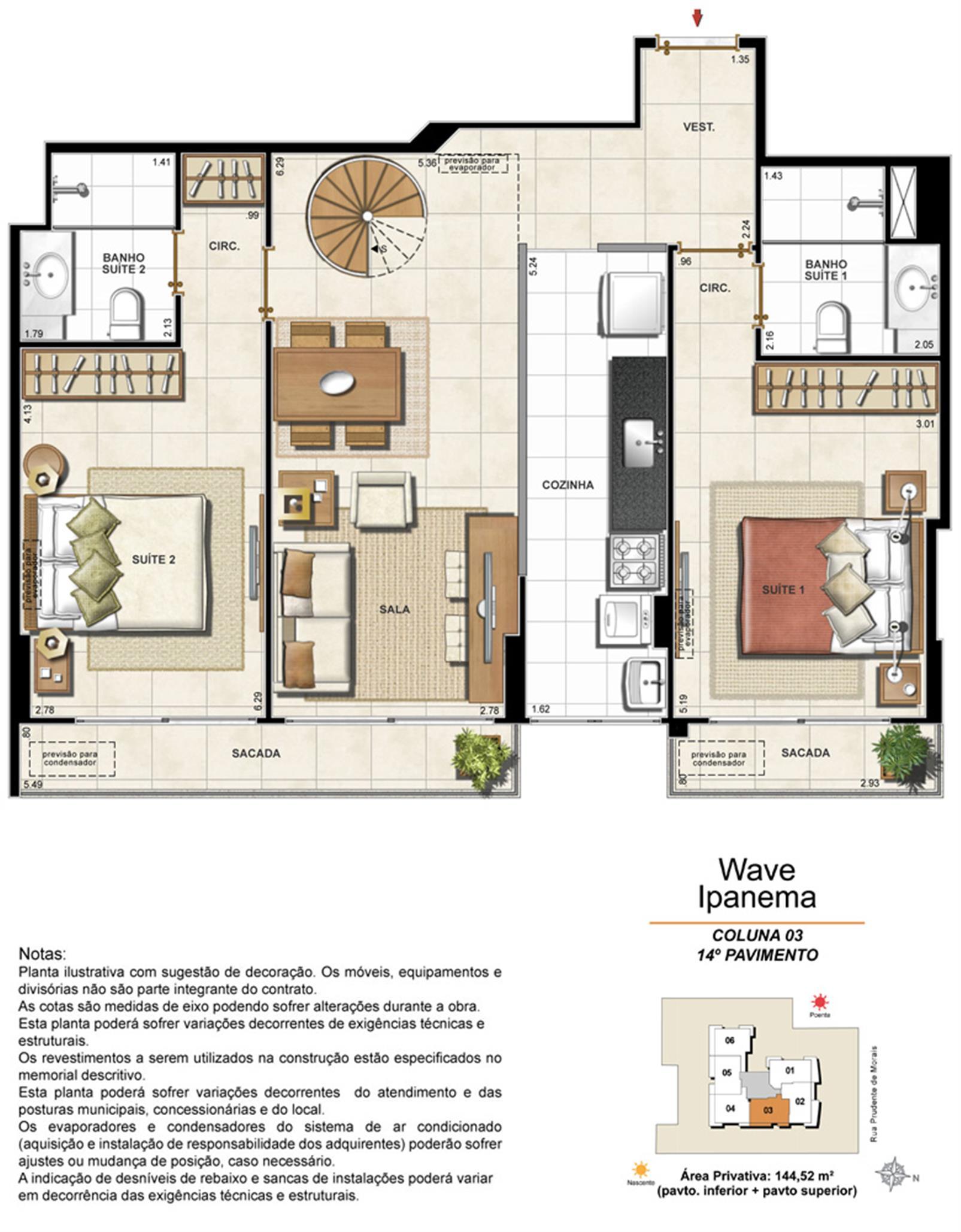 Apartamento Cobertura 1403 | Wave Ipanema – Ipanema - Rio de Janeiro - Rio de Janeiro Apartamento Cobertura 1403 | Wave Ipanema – Apartamento em Ipanema - Rio de Janeiro - Rio de Janeiro