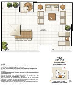 Dependência Cobertura 1403 | Wave Ipanema – Apartamento em  Ipanema - Rio de Janeiro - Rio de Janeiro
