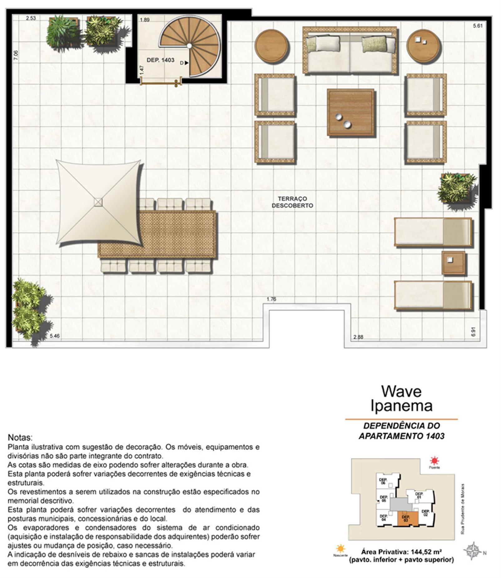 Dependência Cobertura 1403 | Wave Ipanema – Ipanema - Rio de Janeiro - Rio de Janeiro Dependência Cobertura 1403 | Wave Ipanema – Apartamento em Ipanema - Rio de Janeiro - Rio de Janeiro