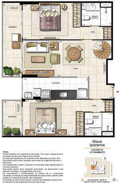 Apartamento Cobertura 1405 | Wave Ipanema – Apartamento em  Ipanema - Rio de Janeiro - Rio de Janeiro