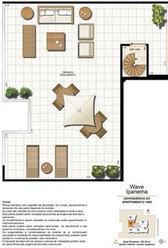 Dependência Cobertura 1405 | Wave Ipanema – Apartamento em  Ipanema - Rio de Janeiro - Rio de Janeiro