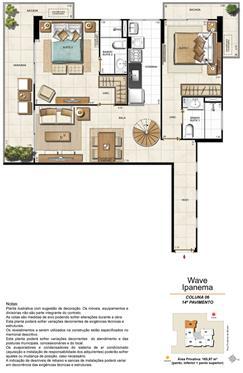 Apartamento Cobertura 1406 | Wave Ipanema – Apartamento em  Ipanema - Rio de Janeiro - Rio de Janeiro