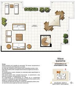 Dependência Cobertura 1406 | Wave Ipanema – Apartamento em  Ipanema - Rio de Janeiro - Rio de Janeiro