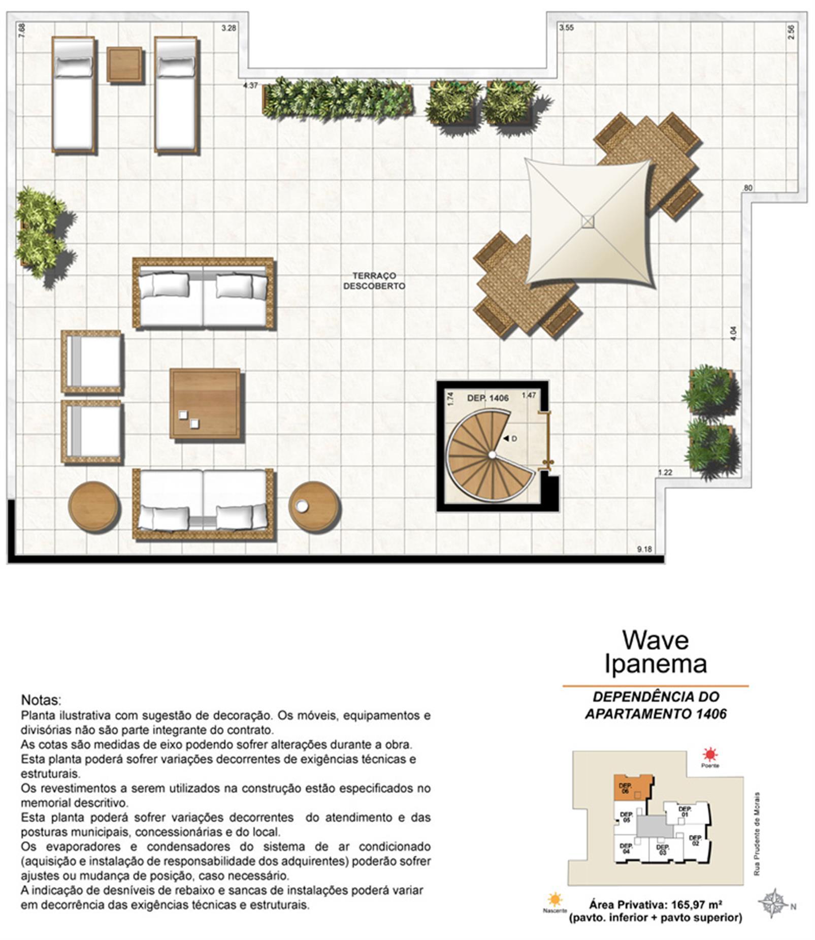 Dependência Cobertura 1406 | Wave Ipanema – Ipanema - Rio de Janeiro - Rio de Janeiro Dependência Cobertura 1406 | Wave Ipanema – Apartamento em Ipanema - Rio de Janeiro - Rio de Janeiro