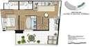 Planta de 138m²   Duplex inferior | Thera Faria Lima Pinheiros Residence – Apartamento em  Pinheiros - São Paulo - São Paulo