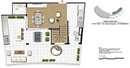 Planta de 138m²   Duplex superior | Thera Faria Lima Pinheiros Residence – Apartamento em  Pinheiros - São Paulo - São Paulo