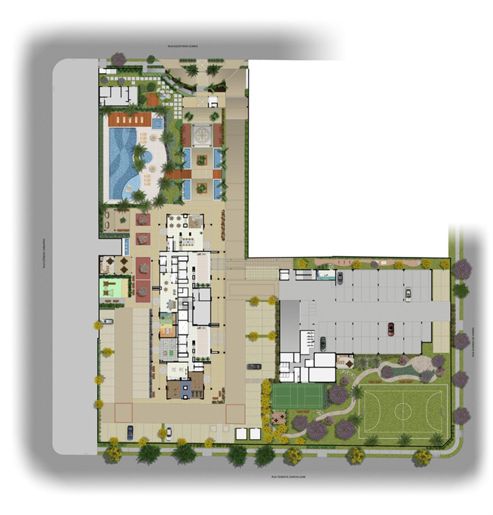 Implantação | Encontro Ipiranga – Ipiranga - São Paulo - São Paulo Implantação | Encontro Ipiranga – Apartamento no Ipiranga - São Paulo - São Paulo