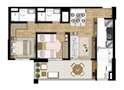 Planta tipo Meio de 68 m² | Encontro Ipiranga – Apartamento no  Ipiranga - São Paulo - São Paulo