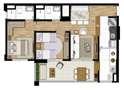 Planta tipo Ponta de 68 m² | Encontro Ipiranga – Apartamento no  Ipiranga - São Paulo - São Paulo