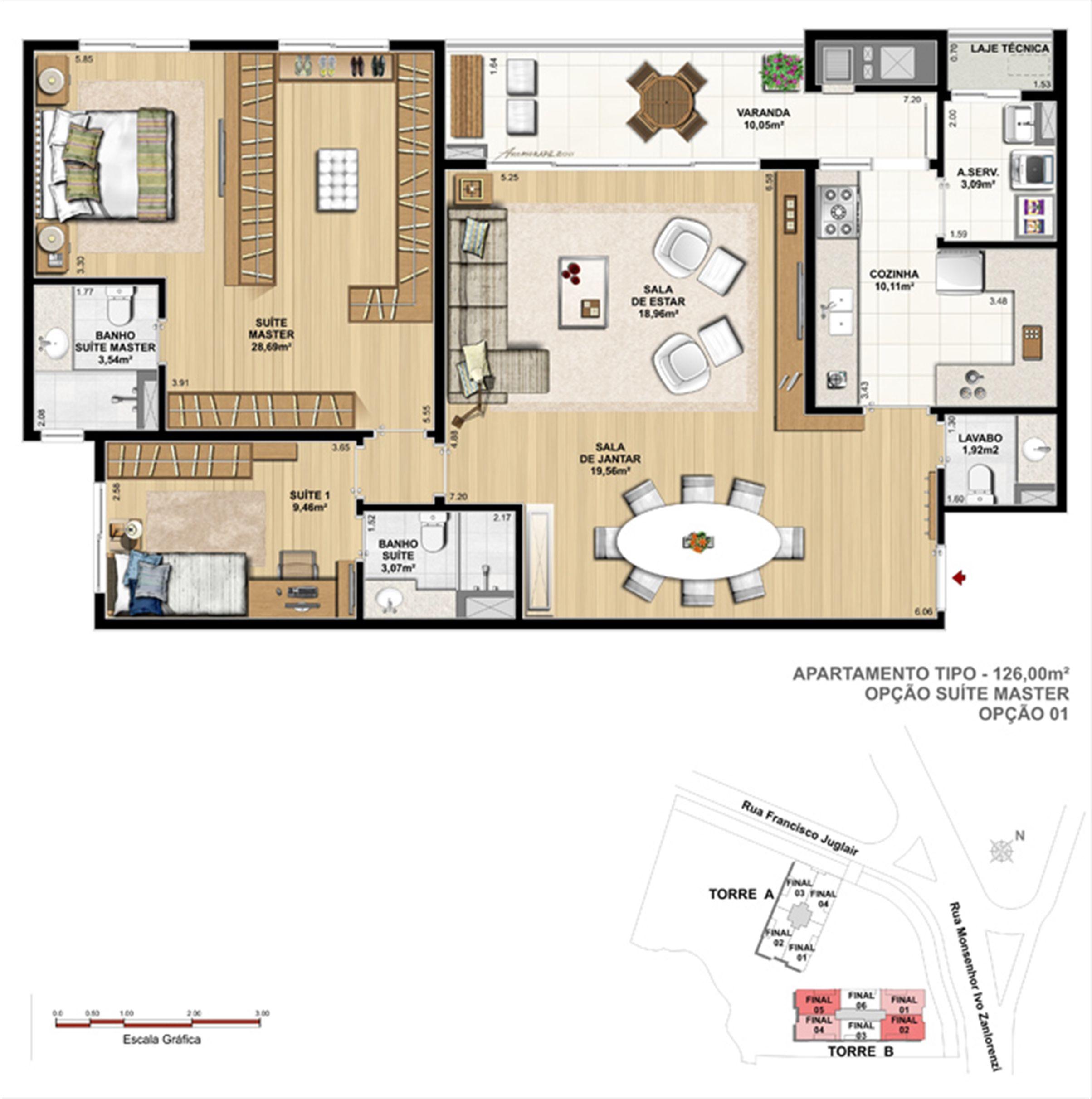 Torre 2 - 2 suítes | Reserva Juglair Ecoville – Apartamento no  Ecoville - Curitiba - Paraná