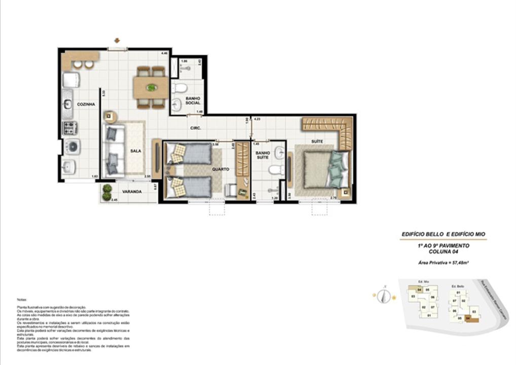 Ed. Bello e Mio 1º ao 9º Pavimento Coluna 4 | Adorabile Tijuca – Tijuca - Rio de Janeiro - Rio de Janeiro Ed. Bello e Mio 1º ao 9º Pavimento Coluna 4 | Adorabile Tijuca – Apartamento na Tijuca - Rio de Janeiro - Rio de Janeiro