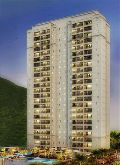 Fachada | Way Orquidário – Apartamento	no  Orquidário - Santos - São Paulo