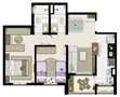 2 dormitórios com 1 suíte - 63m² | Way Orquidário – Apartamento no  Orquidário - Santos - São Paulo