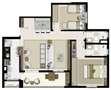 2 dormitórios com 1 suíte – Sala ampliada - 84m² | Way Orquidário – Apartamento no  Orquidário - Santos - São Paulo