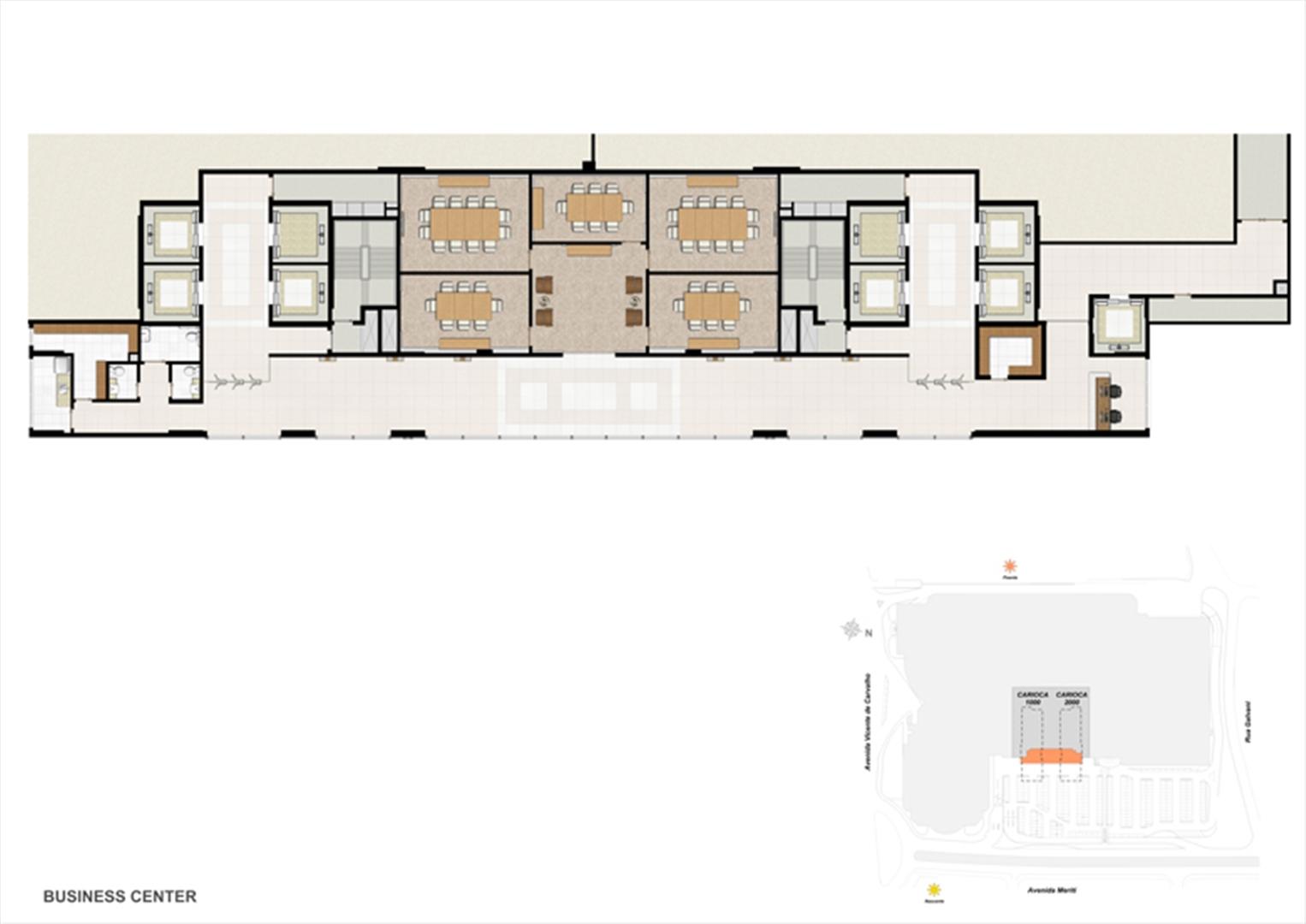 Masterplan Pavimento Business center | Carioca Offices – Salas Comerciais na  Vila da Penha - Rio de Janeiro - Rio de Janeiro