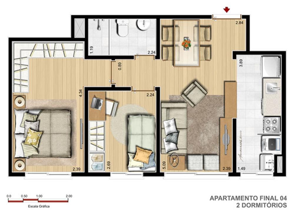 2 Dorm - 47 m² | Reserva Ipanema – Ipanema - Porto Alegre - Rio Grande do Sul 2 Dorm - 47 m² | Reserva Ipanema – Apartamento em Ipanema - Porto Alegre - Rio Grande do Sul