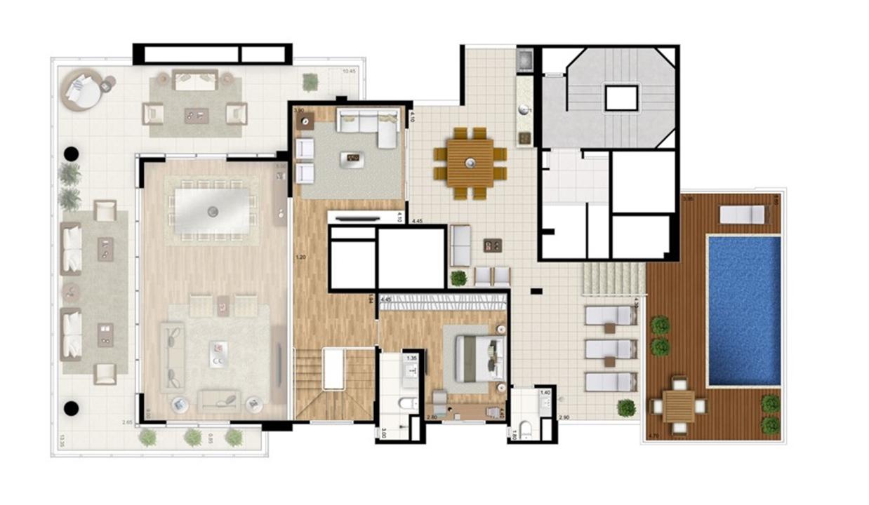 Cobertura duplex superior - Torre Bianco | Cyrela Essenza Moema – Moema - São Paulo - São Paulo Cobertura duplex superior - Torre Bianco | Cyrela Essenza Moema – Apartamento em Moema - São Paulo - São Paulo
