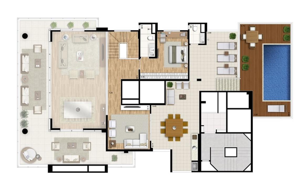 Cobertura duplex superior - Torre Nero | Cyrela Essenza Moema – Moema - São Paulo - São Paulo Cobertura duplex superior - Torre Nero | Cyrela Essenza Moema – Apartamento em Moema - São Paulo - São Paulo