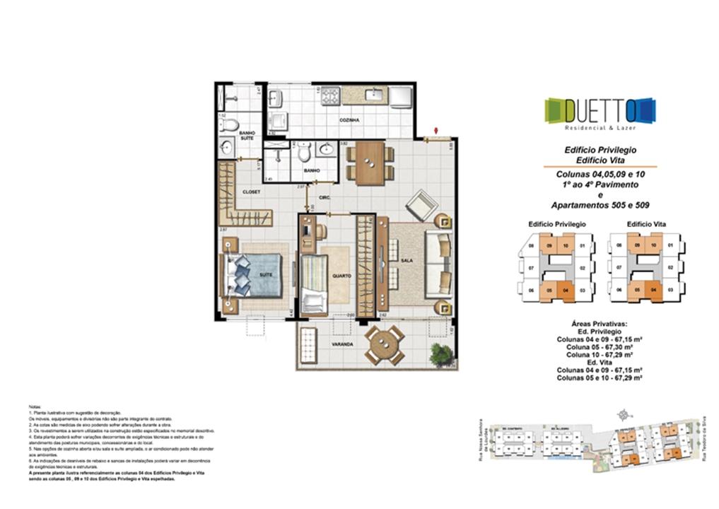 2 Quartos com suíte - 67m² | Duetto Residencial & Lazer – Grajaú - Rio de Janeiro - Rio de Janeiro 2 Quartos com suíte - 67m² | Duetto Residencial & Lazer – Apartamento no Grajaú - Rio de Janeiro - Rio de Janeiro