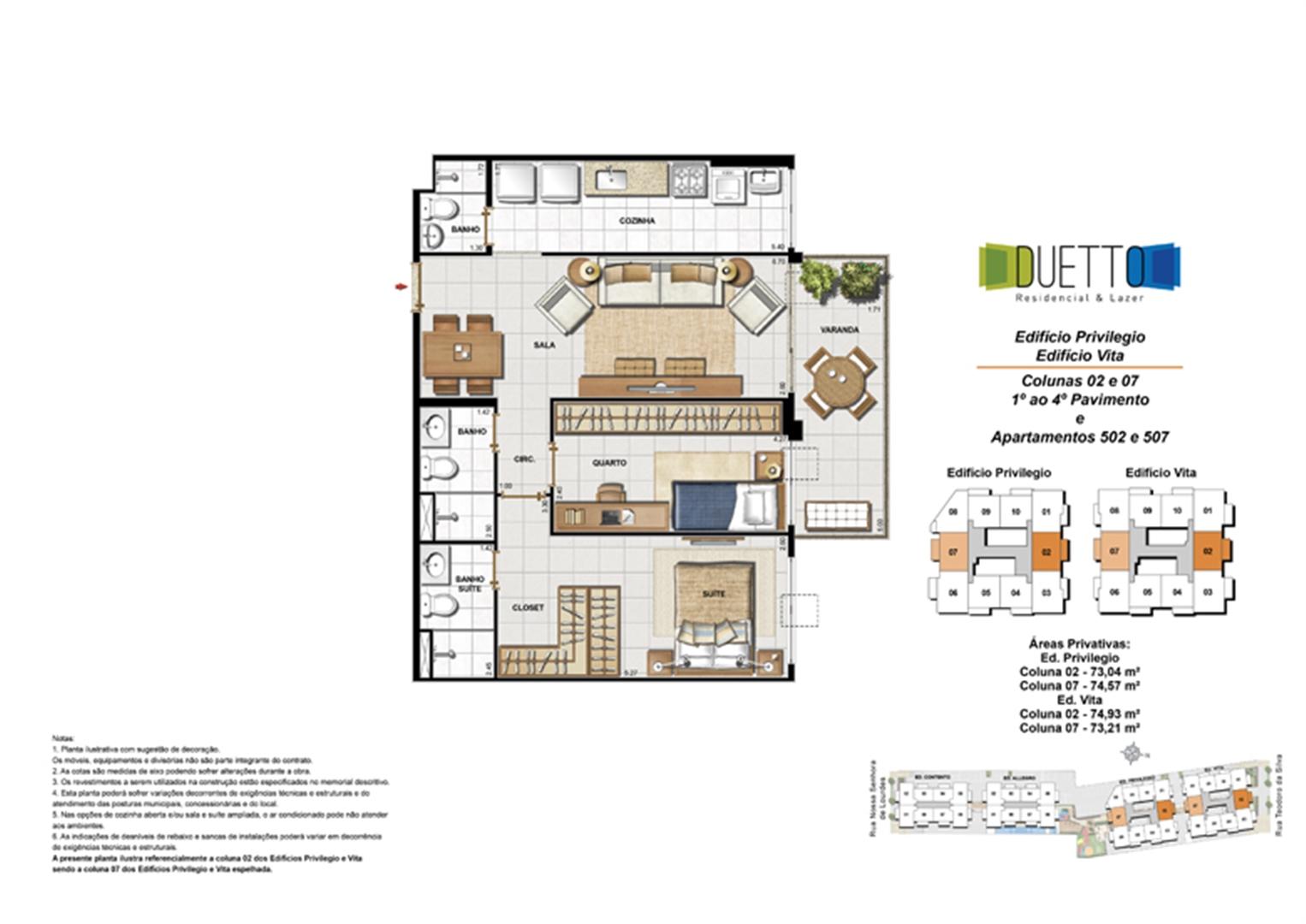 2 Quartos com suíte - 73 a 74m² | Duetto Residencial & Lazer – Apartamento no  Grajaú - Rio de Janeiro - Rio de Janeiro